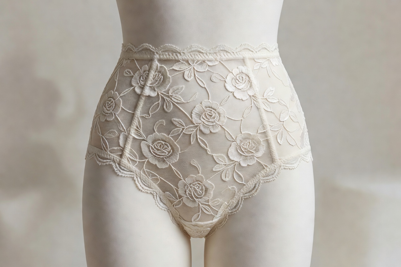 High Waist Lace Panties