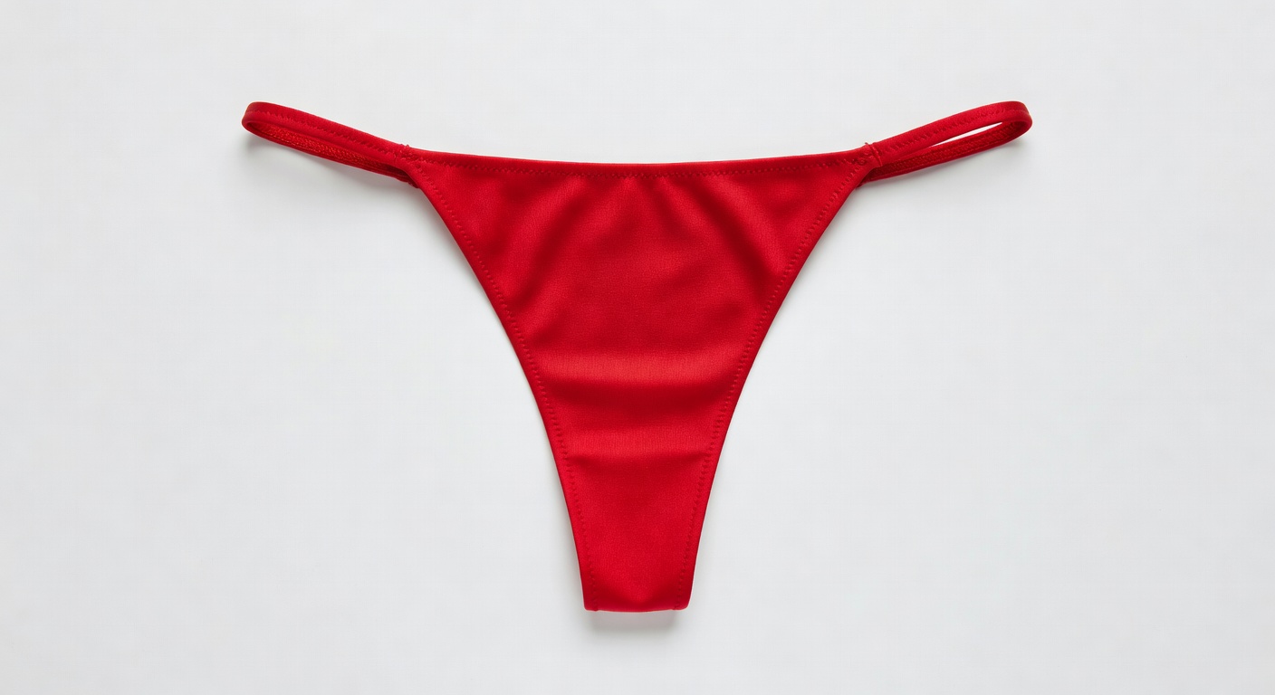 Red Lace Thong